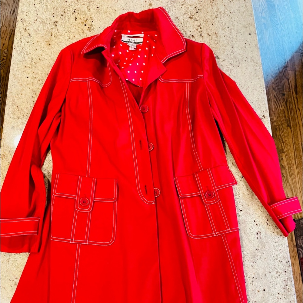 Red Women’s Lightweight Jacket (Size 12)